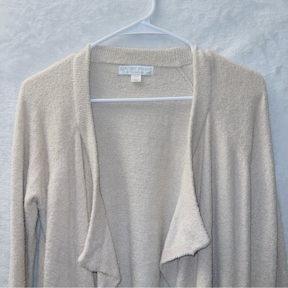 Barefoot Dreams Bamboo Chic Lite Knit Waterfall Open Front Cardigan XS/S - Picture 4 of 7